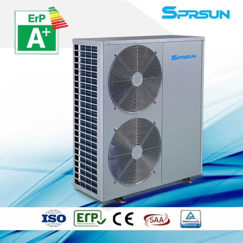Sistema di riscaldamento e raffreddamento con pompa di calore aria-acqua da 14-21,6 kW