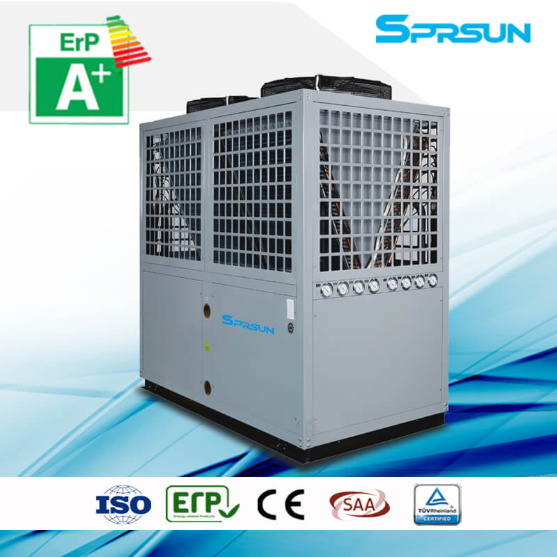 52KW-92KW -25℃ EVI aria-acqua a pompa di calore a bassa temperatura riscaldamento con compressore Copeland